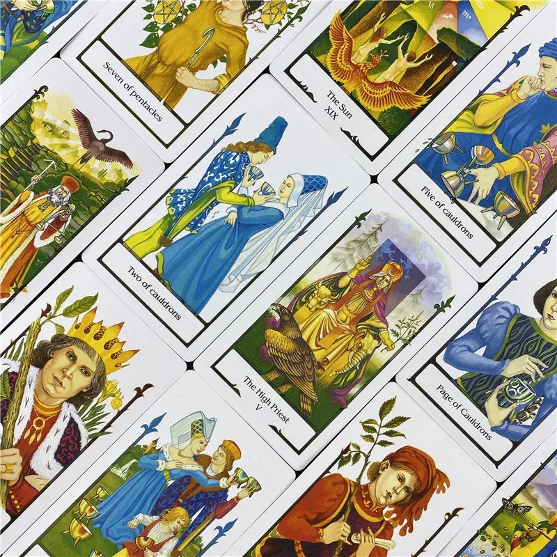 🌿 Tarot of the Old Path Deck – 78 Cards | English Edition | Traditional & Insightful Divination | Family Party Board Game | Beginner Friendly