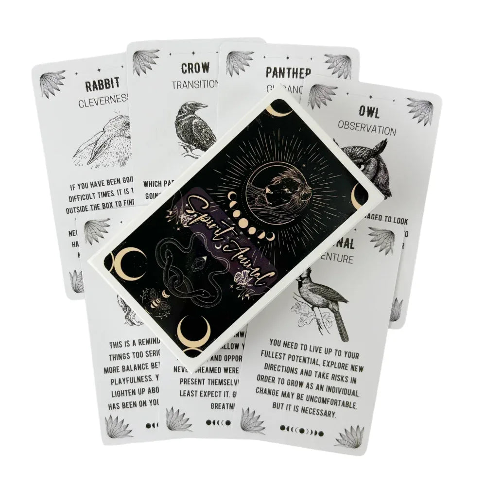 Crystal Oracle Cards – 44 2nd Edition Full-Color Deck with 84-Page Guidebook for Spiritual Healing and Divination TS240