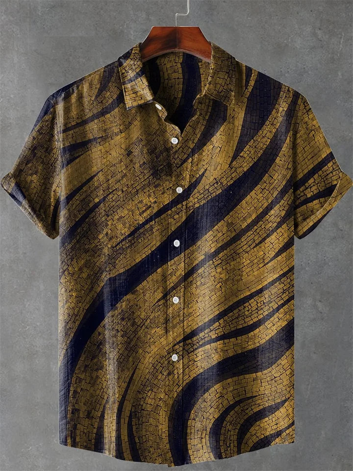 ✨ The Melodic Horizon 3D Social Hawaiian Shirt: Premium Men's Casual Summer Top – Featuring Hyper-Realistic College Music Graphics, Breathable Quick-Dry Fabric, and Signature Beach-to-Campus Silhouette