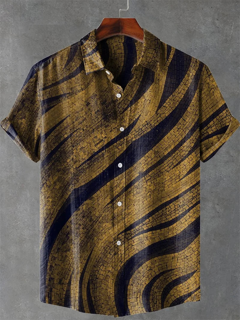 ✨ The Melodic Horizon 3D Social Hawaiian Shirt: Premium Men's Casual Summer Top – Featuring Hyper-Realistic College Music Graphics, Breathable Quick-Dry Fabric, and Signature Beach-to-Campus Silhouette HY634