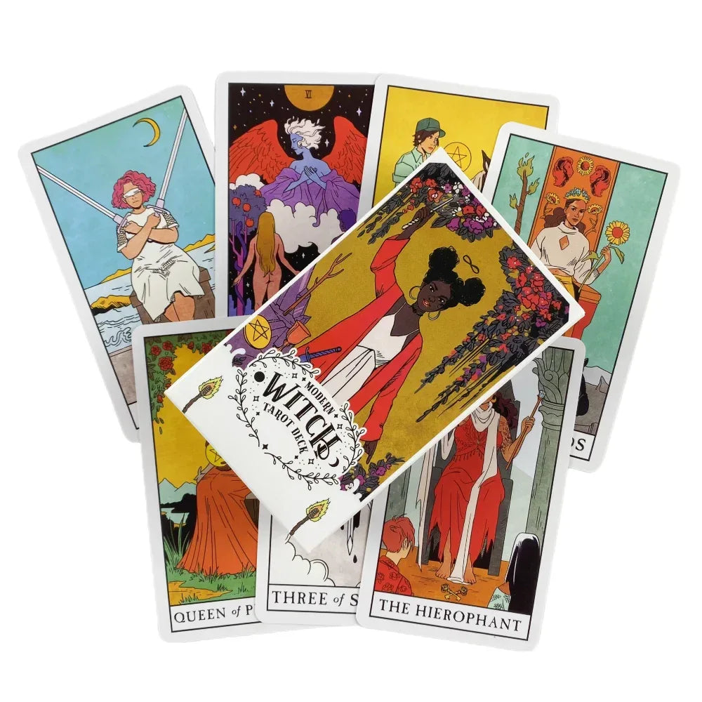 🃏 Mysterious Tarot & Oracle Deck – Complete 78 Cards for Divination, Intuitive Learning, and Family Board Games TT49