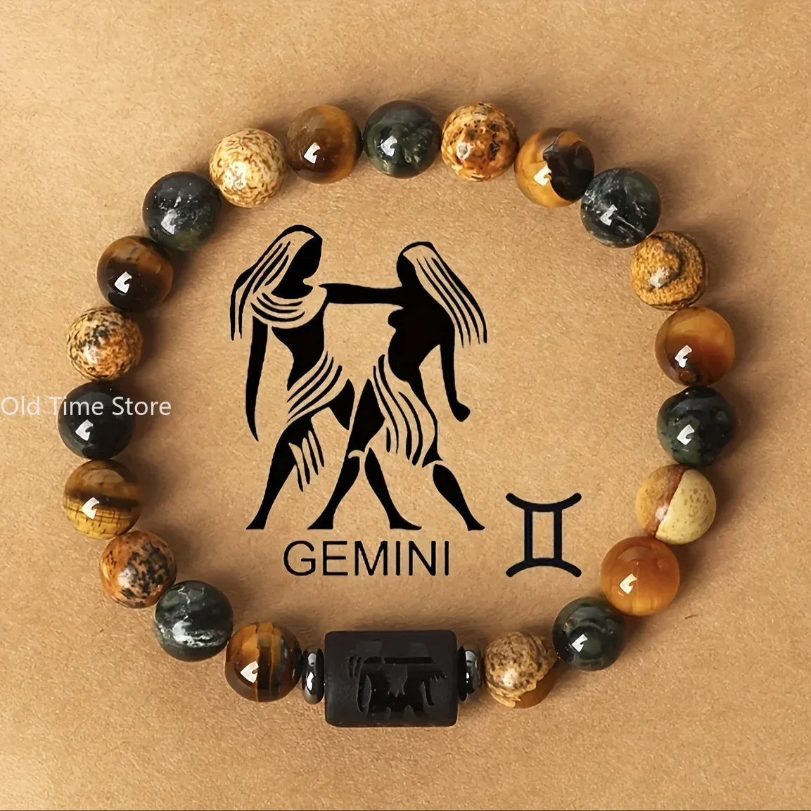 🐅 The "Cosmic Warrior" Zodiac Bracelet: Golden Tiger Eye Constellation Talisman (Men & Women) SZ