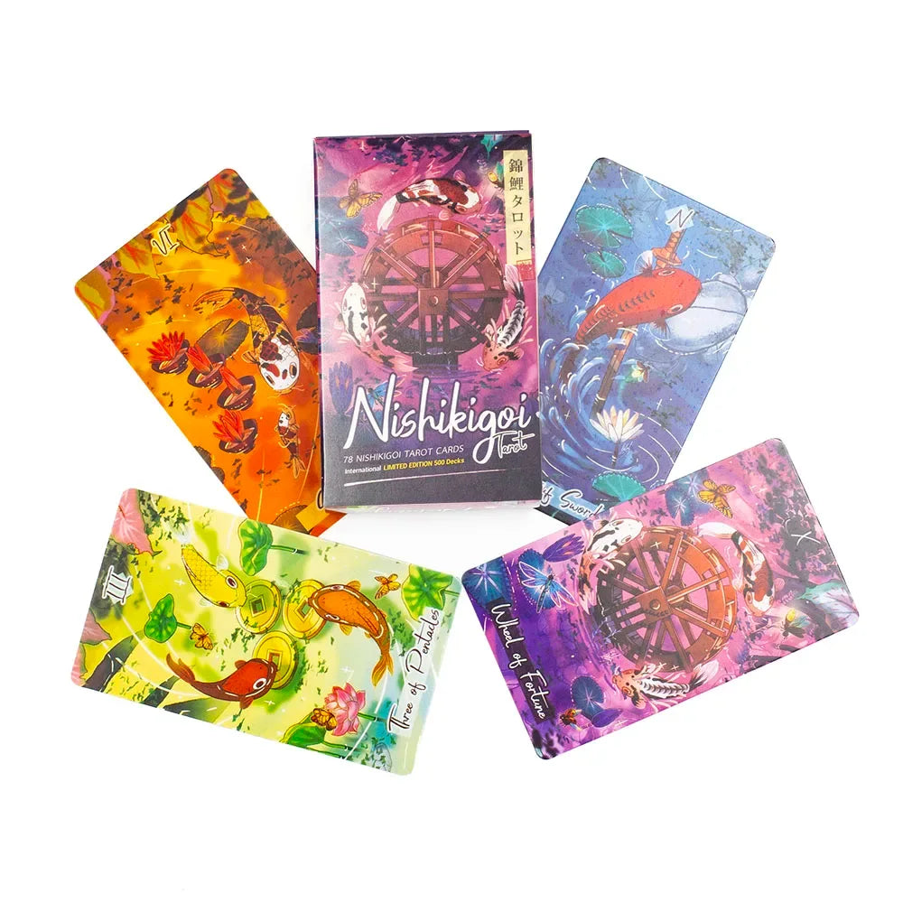Kitten Tarot Oracle Cards – 78-Card English Deck for Fate Divination, Leisure Entertainment, and Family Gathering Board Games