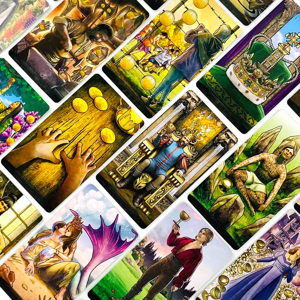 New Tarot Cards – Fate Precognition Divination Edition for Family Board Games, Holiday Entertainment, Halloween & Christmas Gifts