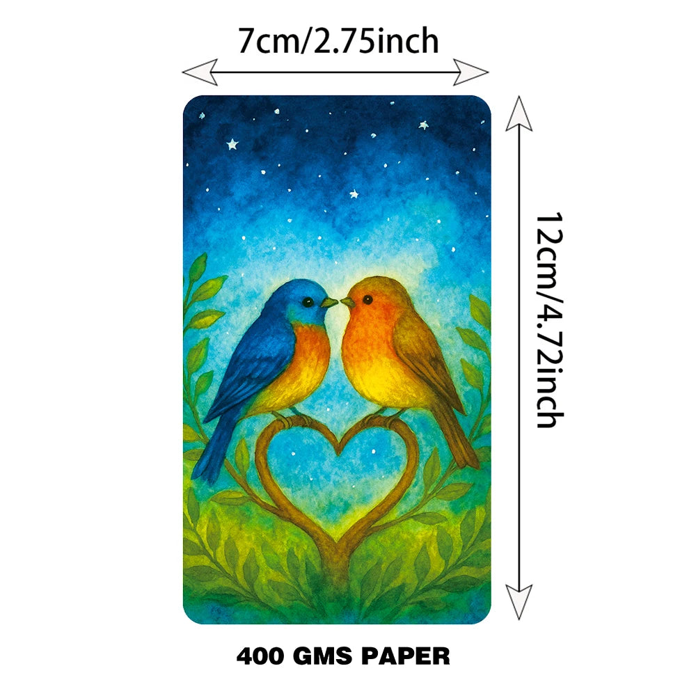 Embracing Fate Oracle Cards, 78 Cards for love Guidance & Inner Clarity , Spiritual Awakening Oracle Deck, 12x7cm, Taro Cards