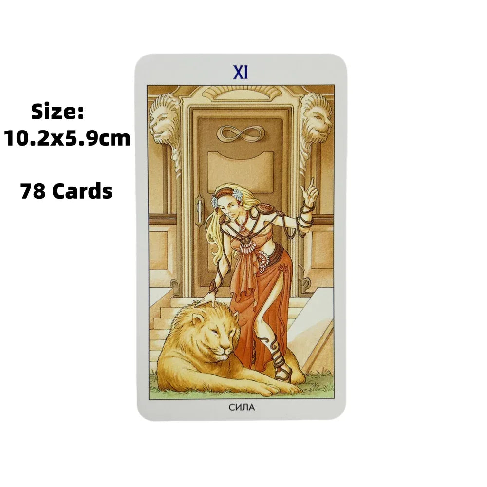 Russian TAPO Tarot Of The 78 Doors - Oracle Visions Deck for Divination, Board Games & Party Fun