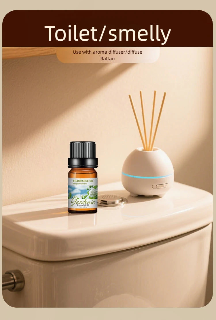 🚗 10ml Car Natural Plant Essential Oil – Water-Soluble Aromatic Refill for Auto Diffuser, Humidifier, and Air Freshener﻿