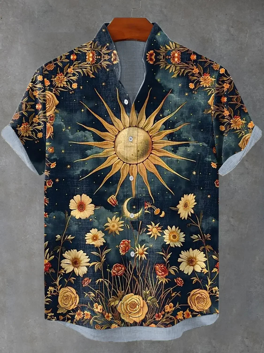 🌍 The Ancestral Ethno-Street Masterpiece: Premium Men's Vintage African Tribal Shirt – High-Definition Ethnic Graphic Print, Ultra-Breathable Lightweight Fabric, and Sophisticated Retro Holiday Silhouette BDS426