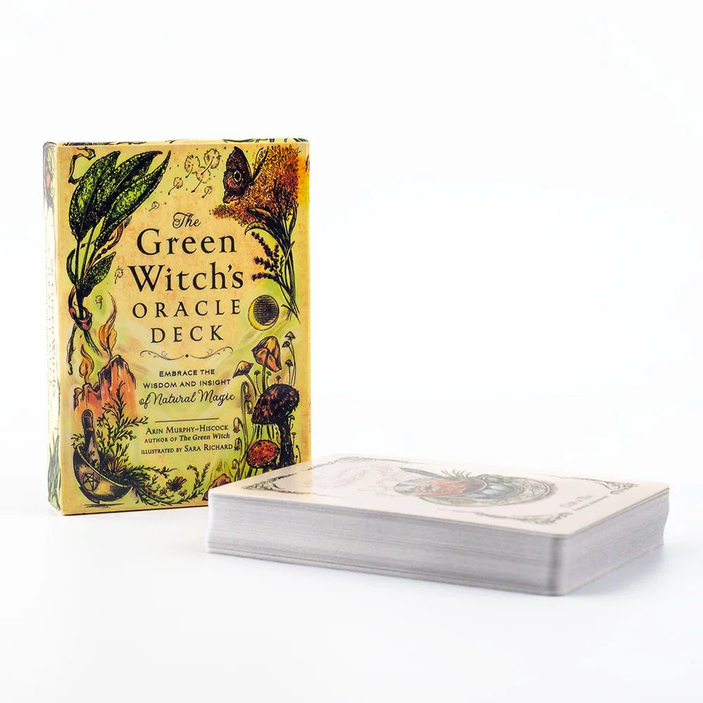 The Green Witch's Oracle Deck – 50 Cards for Divination, Spiritual Guidance & Family Party Games