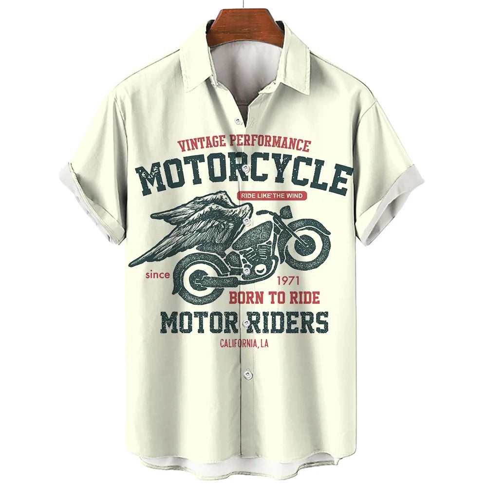 🏍️ The 1971 Moto-Legend Edition: Premium Men’s Vintage Motorcycle Graphic Shirt – High-Definition 3D Heritage Biker Print, Breathable Summer Performance Fabric, and Sophisticated Urban-Retro Short-Sleeve Tee (S-5XL) CS2024AT7909