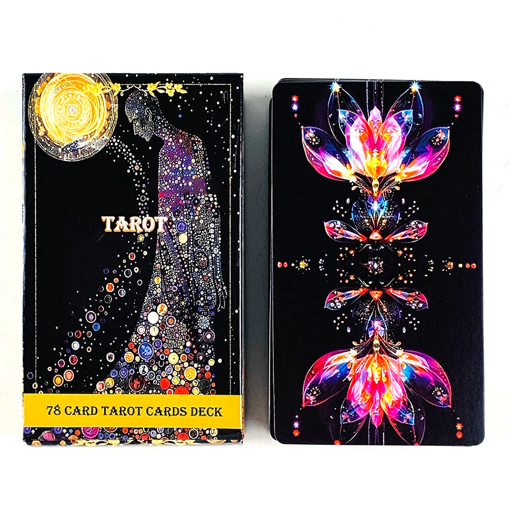 ✨ New Tarot Cards – 78pcs Deck for Predictive Divination, Family Party Games, Halloween & Christmas Gifts