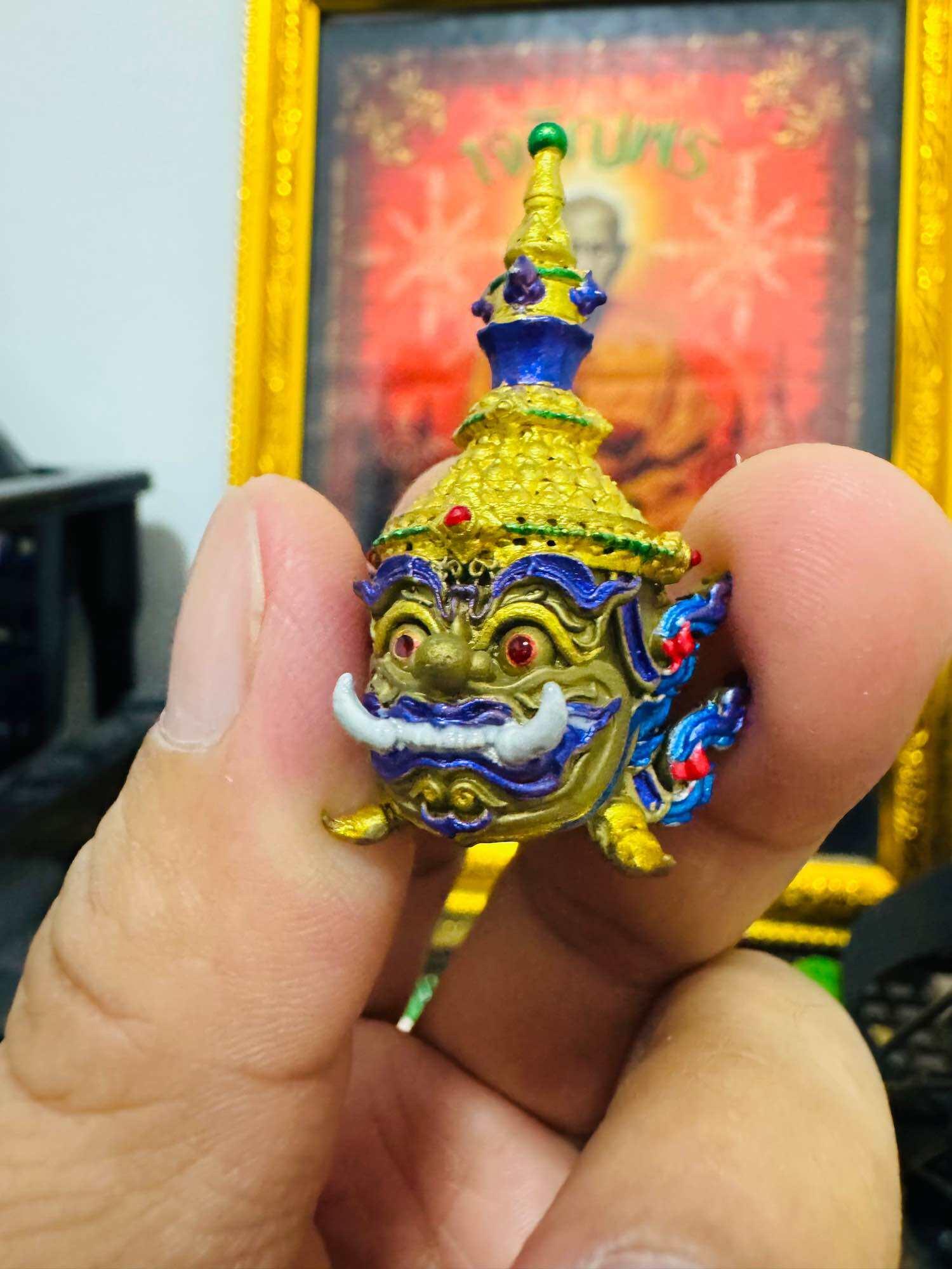 Exclusive Puthtisilp Sacred Relic with Deva Head - Kuwanon Ariyatrap Blessed by Luang Pho Phat, Wat Huay Duan Nakhon Sawan