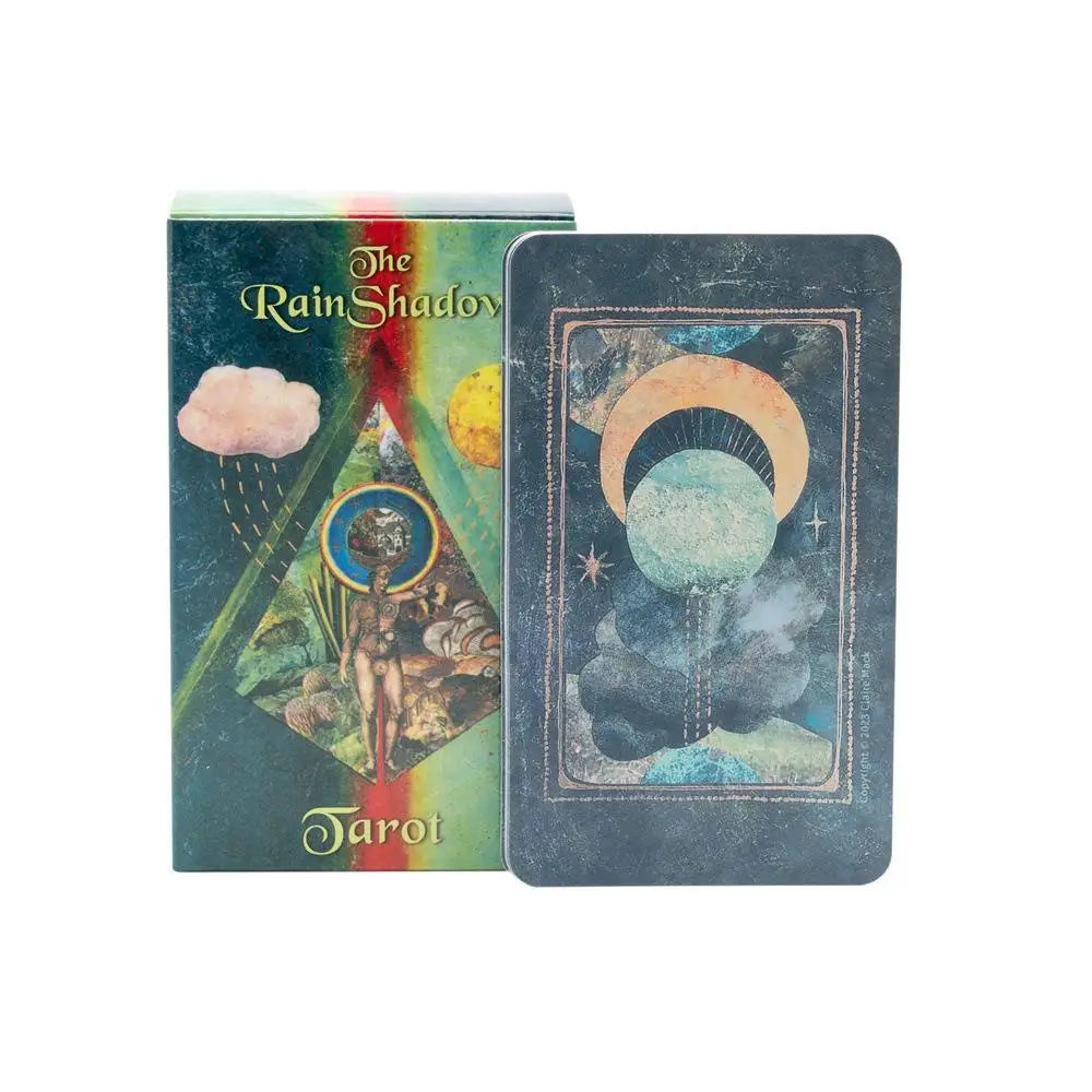 🌧️ The RainShadow Tarot Deck – 78-Card Set with Original Paintings & Hand-Cut Collage Art