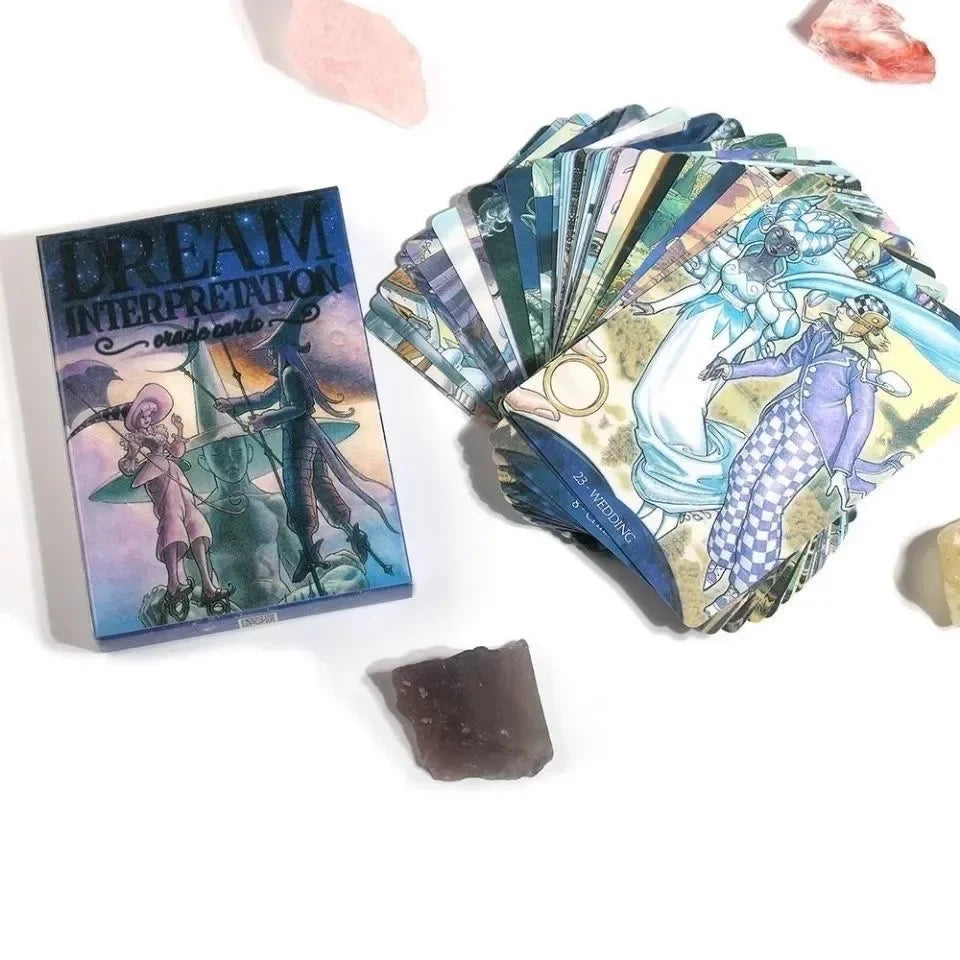 New Dream Interpretation Oracle Cards – 36-Card English Deck for Prophecy, Divination & Board Games