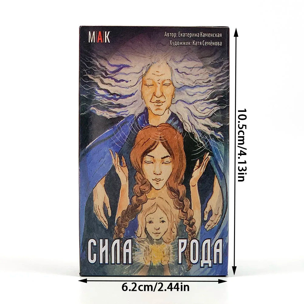 🎴 Пакуд Таро﻿ Tarot Deck – 78 Cards | Russian Edition | Fate Divination & Multiplayer Board Game | Paper Instruction Guide Included | Family & Party Fun