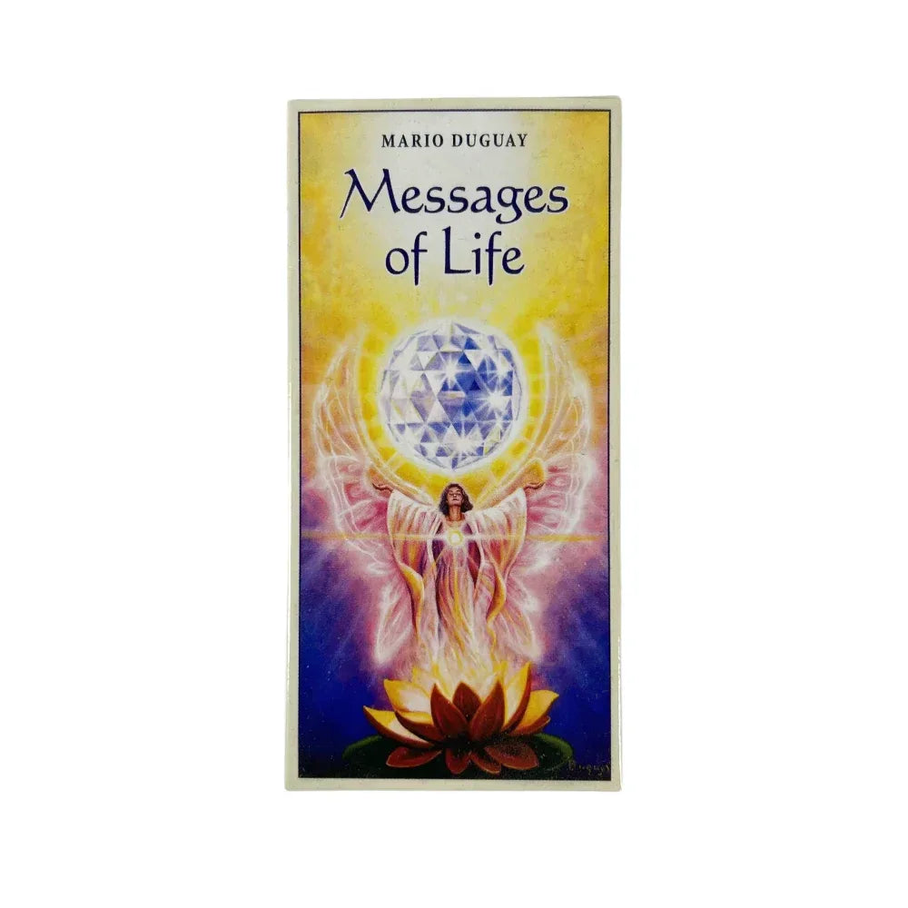✨ Messages of Life Oracle Cards - 54-Card English Divination Deck for Affirmations & Party Games | Elevate Your Spirit & Guide Your Day
