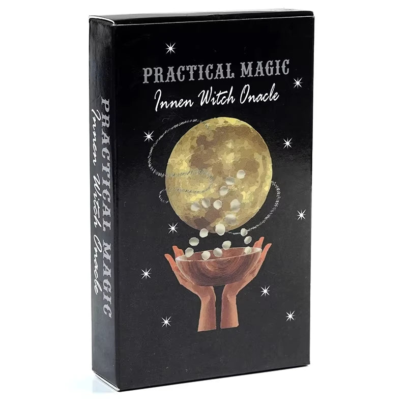 Practical Magic Inner Witch Oracle & Tarot Deck – 78-Card English Edition with Guidebook & Spread Cards