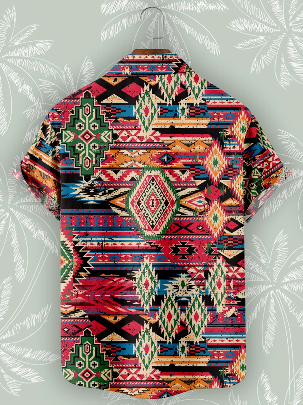 🌍 The Bohemian African Tribe 3D Masterpiece: Premium Men's Retro Short-Sleeve Shirt – High-Definition Tribal Graphic Print, Breathable Summer Beach Fabric, and Sophisticated Oversized Social Silhouette
