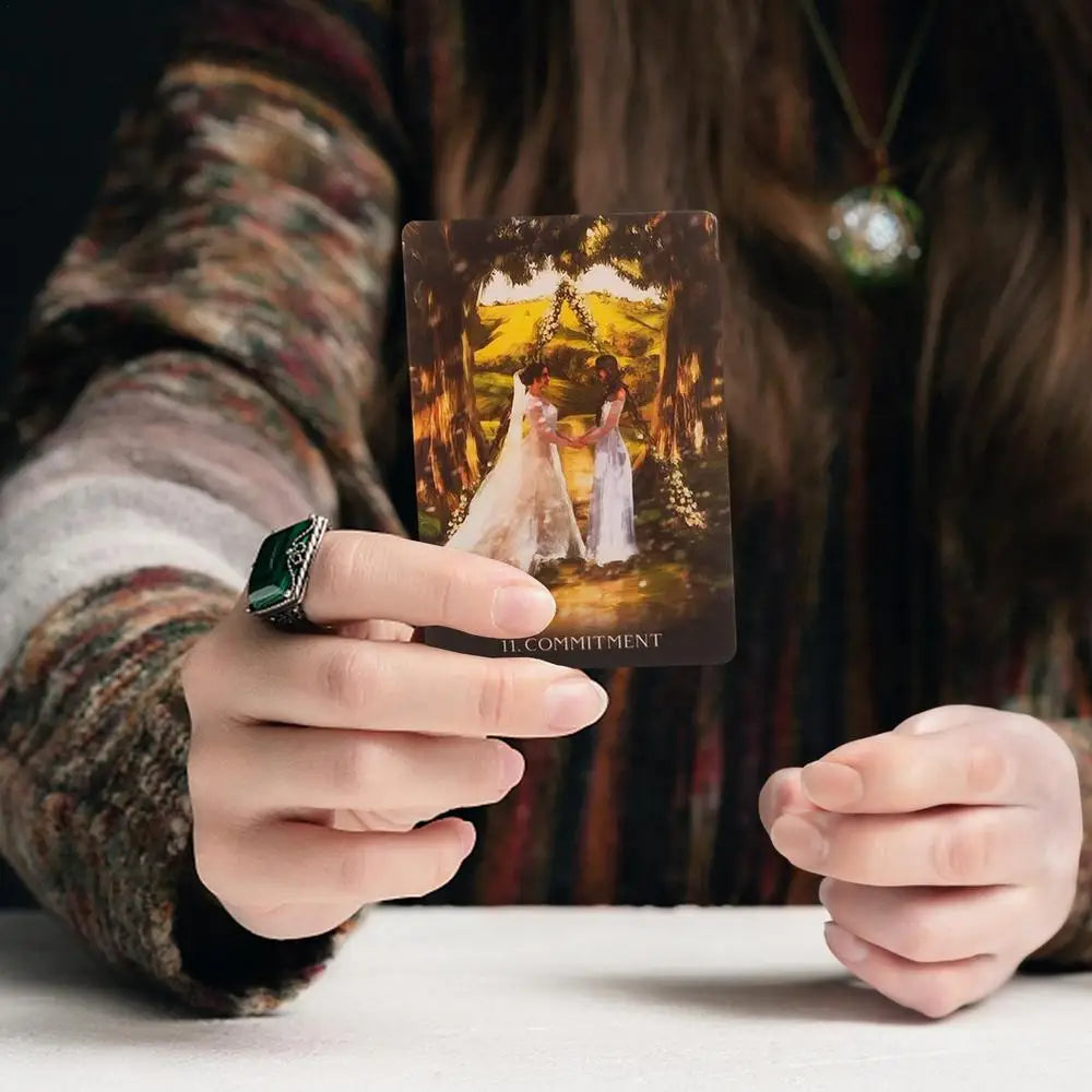 The Oracle Of Portals – 78-Card Tarot Deck for Fate Divination, Beginners & Family Party Board Games