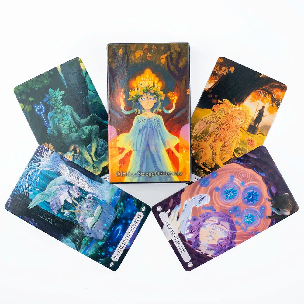 Under The Oak Tarot Deck – 78 Cards | Narrative Tarot Blending Real and Unreal for Insightful Divination (10.3 x 6 cm)