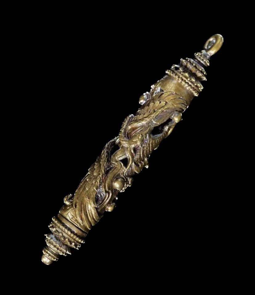 Sacred Takrut Hong Jao Sap - Premium Maha Chanuan Silver Amulet by Kruba Ariyachart, Wat Saeng Kaew Phothiyan 2015 | Ultimate Wealth Magnet & Spiritual Protection Armament