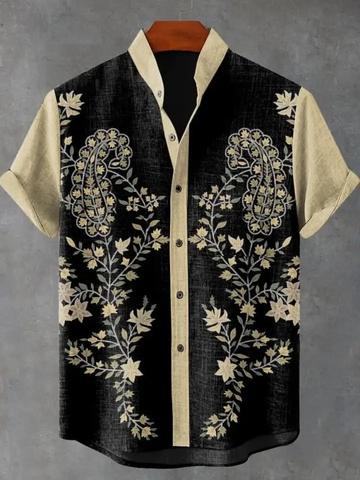 ✨ Urban Tropic 3D Graphic Hawaiian Shirt: Men’s Premium Short-Sleeve Camisa Hombre – Breathable High-Definition Print Casual Top (Summer Collection)
