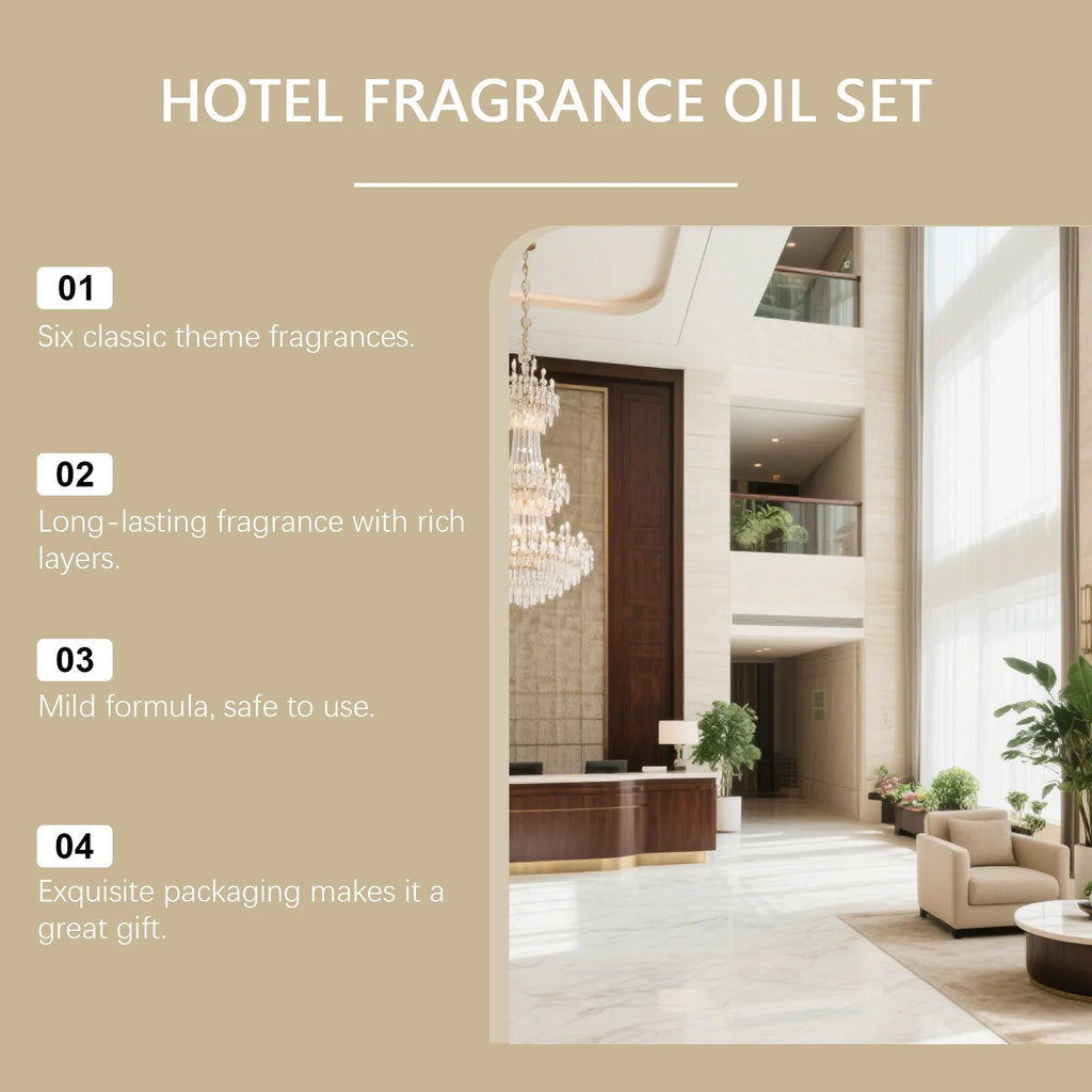 🌿 6 Flavors 10ml Essential Oils Set – Natural Aromatherapy for Diffusers, Humidifiers, and Home Wellness﻿