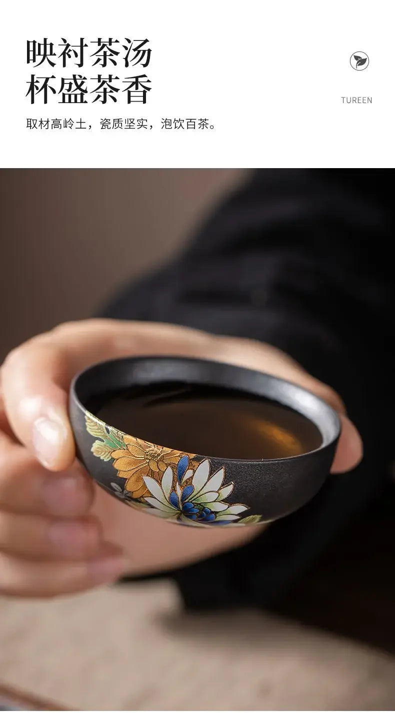 🍵 180ml Japanese-Style Ceramic Master Mug – Simple, Elegant Jilan Tea Bowl for Everyday Use | Free Shipping