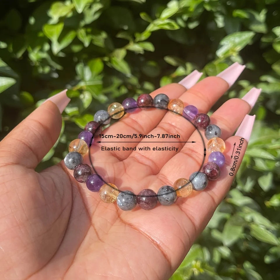✨ Success & Prosperity Bracelet – Handmade Moonstone & Red Agate Jewelry for Abundance and Wealth