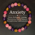 ✨ Bohemian Style Calm Mind Bracelet – Tiger Eye & Rose Quartz Stretch Bracelet – Unisex Natural Stone Jewelry Gift
