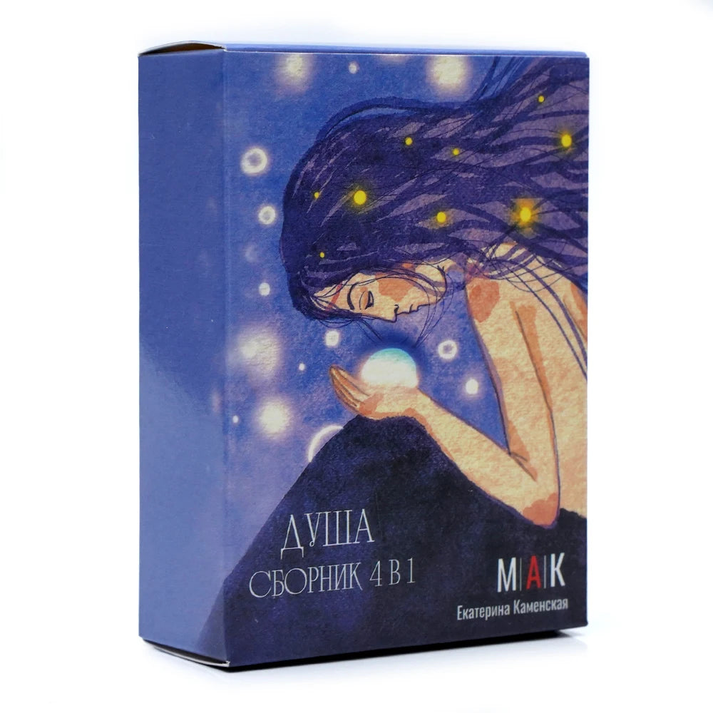 🃏 TAPO POI Tarot Deck – 78 Cards | Russian Edition | Healing from Ancestral Programs | Fate Divination & Multiplayer Board Game | Paper Instruction Guide Included | Family & Party Fun light green