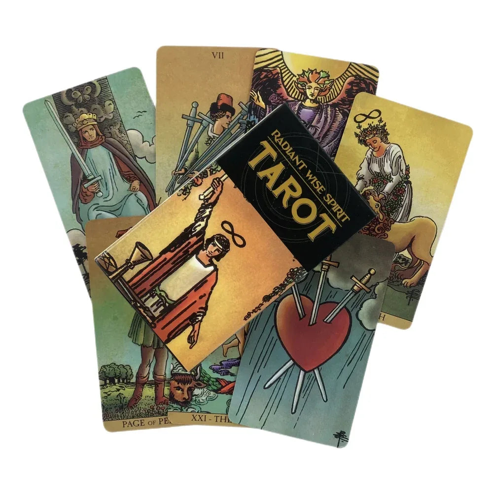 🎲 Star Spinner Tarot – Complete 78-Card Deck Featuring Inclusive, Diverse Artwork for Fun and Insightful Tarot Play TT202