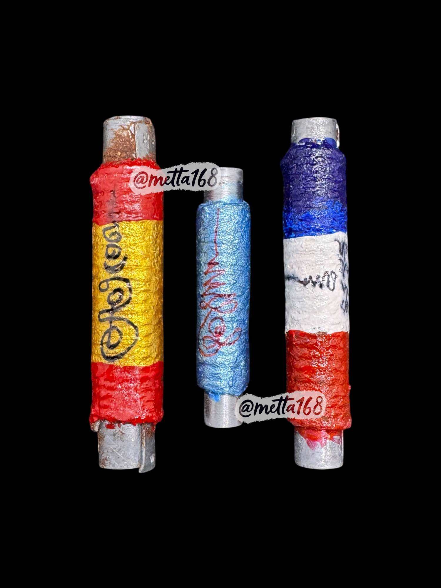 🪙 “Triple Fortune Command Takrut Set” – Sealed 3‑Piece Coded Wealth & Protection Bundle by Luang Pho Phat, Wat Huai Duan (With Chant Included)