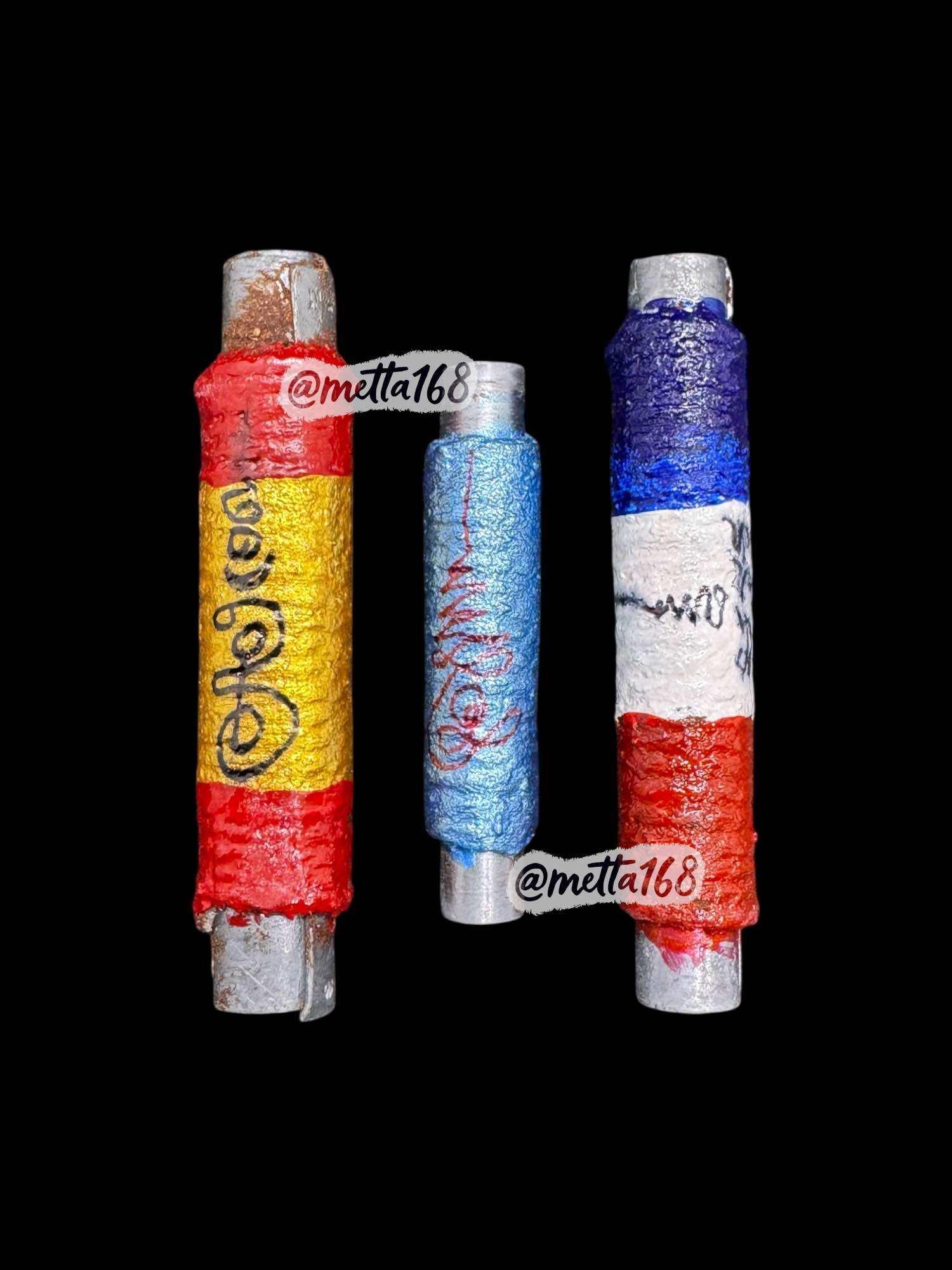 🪙 “Triple Fortune Command Takrut Set” – Sealed 3‑Piece Coded Wealth & Protection Bundle by Luang Pho Phat, Wat Huai Duan (With Chant Included)
