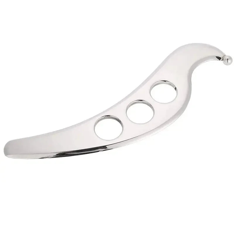 Stainless Steel Gua Sha Tool – Manual Scraping Massage Tool for Physical Therapy, Pain Relief, and Myofascial Release﻿