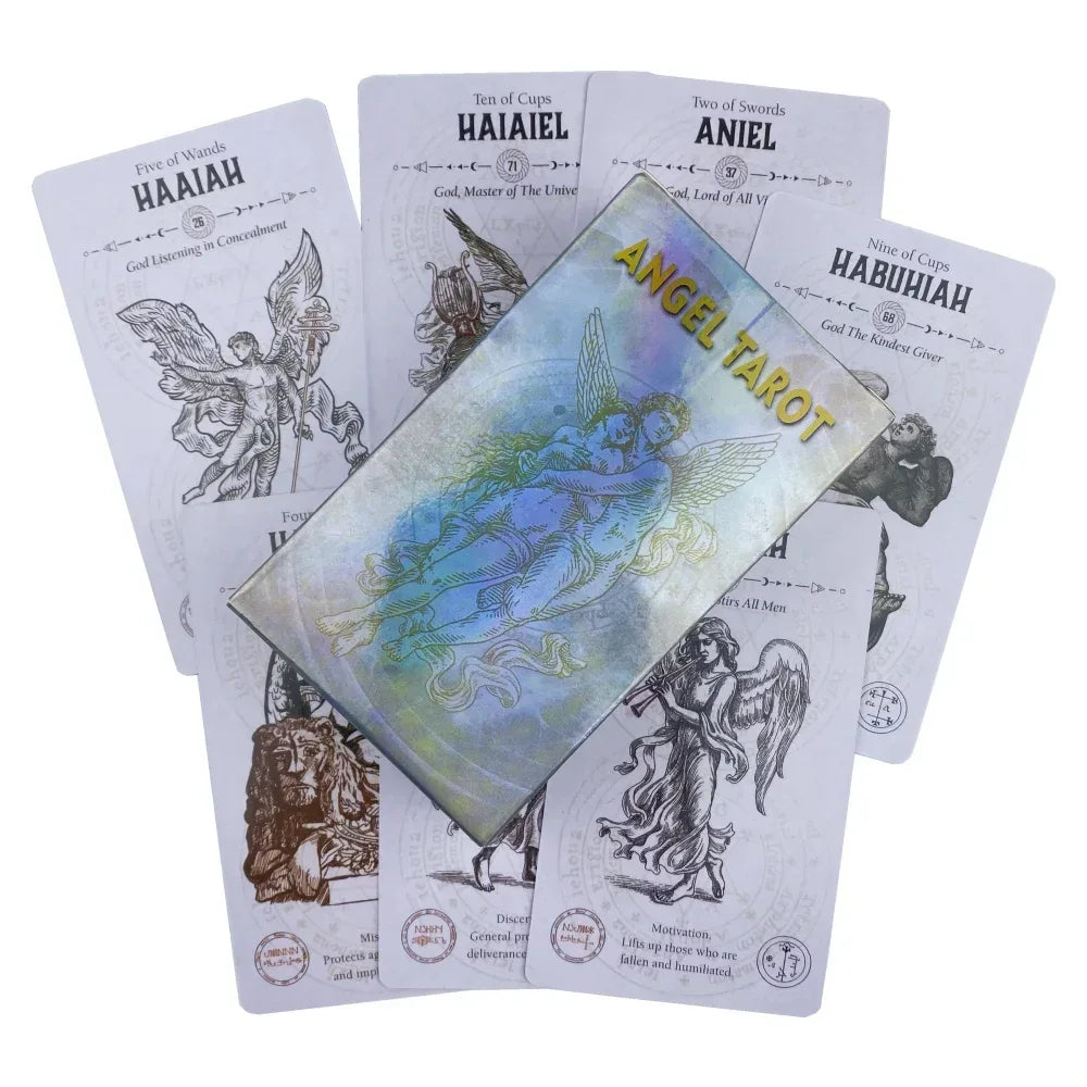 💖 Romantic Love Fairy Tarot & Oracle – Elegant 78-Card Deck Featuring Enchanting Fairy-Themed Art for Intuitive Readings and Social Gaming TT126