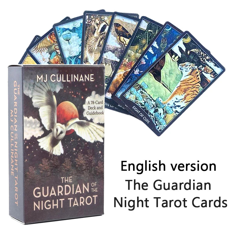 🌙 The Guardian of the Night Tarot Deck – 78 Cards | Animal-Themed Divination Deck | Work, Life & Love Guidance | Board Game & Oracle Cards | 10.3 x 6 cm | Guidebook Included | Family & Party Fun 08