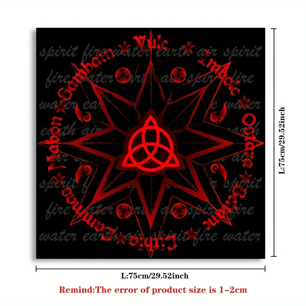🌠 Tarot Tablecloth Astrology Witch Home Decor | Themed Altar Cloth for Christmas, Halloween, Thanksgiving & Spiritual Events YLB-1044