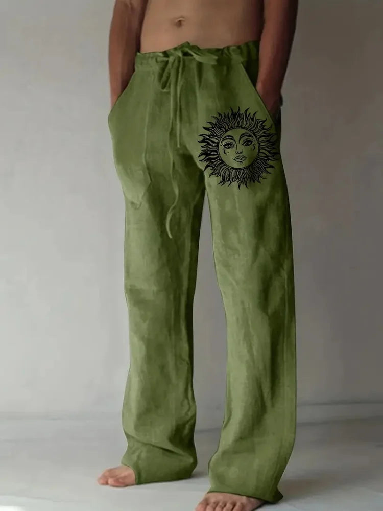 🧭 The Navigational Heritage: Premium Men’s Vintage Compass Trousers – High-Definition 3D Retro Map Graphic Print, Harajuku-Inspired High-Waist Fit, and Sophisticated Straight-Leg Streetwear Drawstring Pants D81PZX25211154458