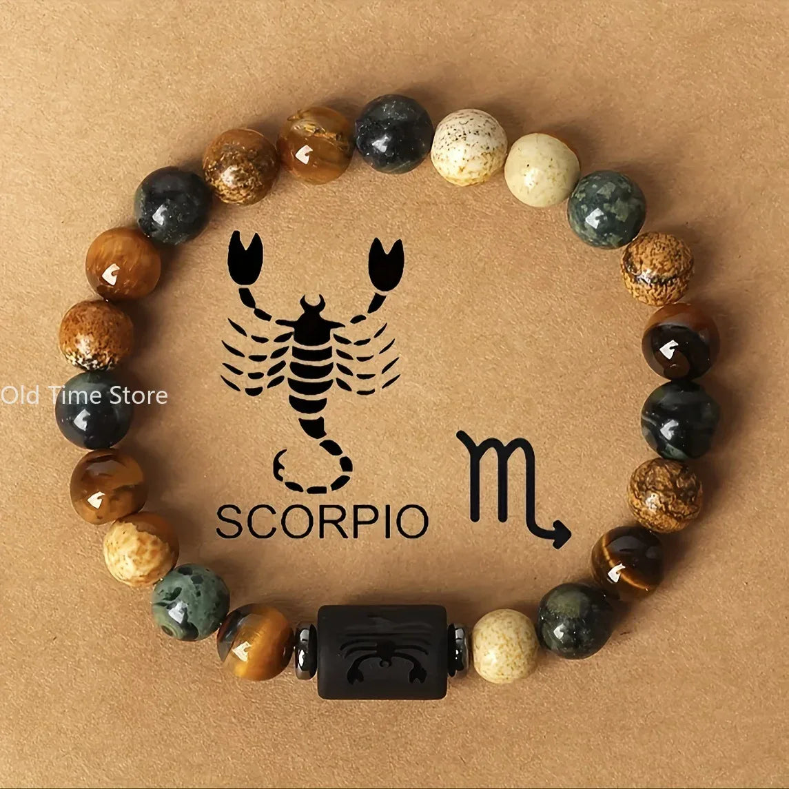 🐅 The "Cosmic Warrior" Zodiac Bracelet: Golden Tiger Eye Constellation Talisman (Men & Women) TX