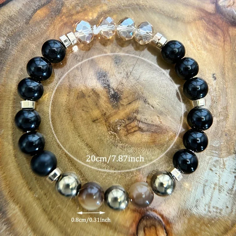 🛡️ Empath's Armor: High-Quality Stress Relief & Energy Protection Bracelet (Unisex)