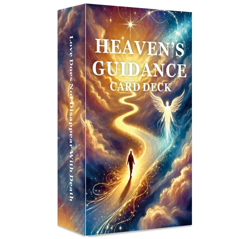 🌟 Heaven Guidance Oracle Cards – 54-Card Deck with Paper Guidebook, English Version for Spiritual Guidance and Fate Divination