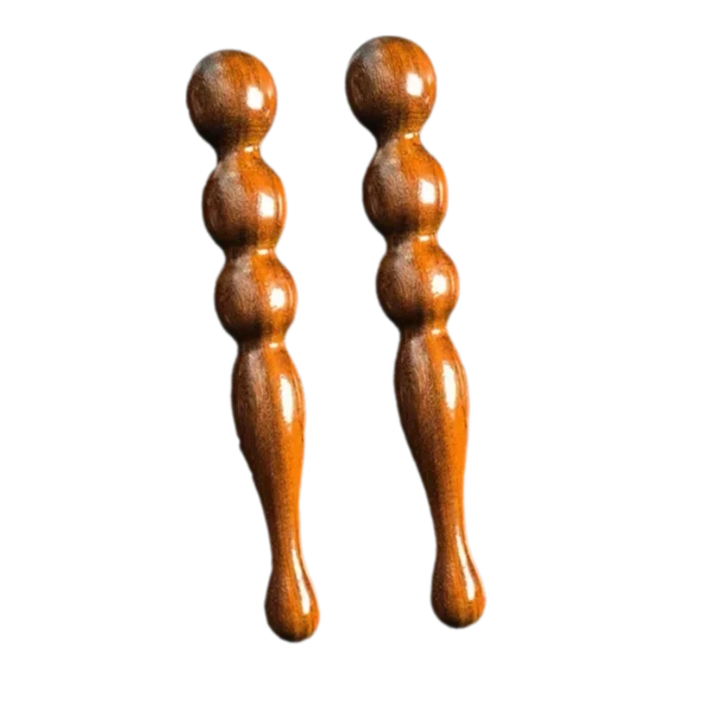Wooden Acupoint Stick – Foot, Head, and Body Meridian Massage Tool for Acupoint Stimulation and Muscle Relaxation﻿ 2PCS-A