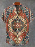 🏝️ The Tropical Horizon 3D Masterpiece: Premium Men's Cotton-Linen Blend Hawaiian Shirt – High-Definition Artistic Print, Breathable Short-Sleeve Button-Up, and Sophisticated Resort Silhouette SFQQQD396