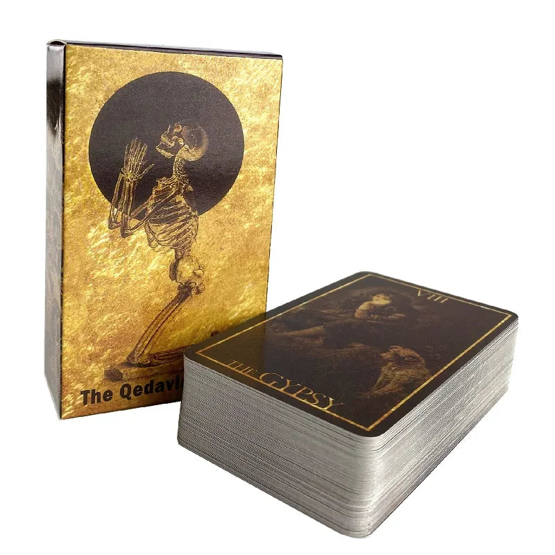 🌟 The Qedavian Tarot Deck – 78 Cards | Unique 7 Suits & 8 Major Arcana | High-Quality Tarot Board Game | Beginner Friendly & Fun Divination Experience