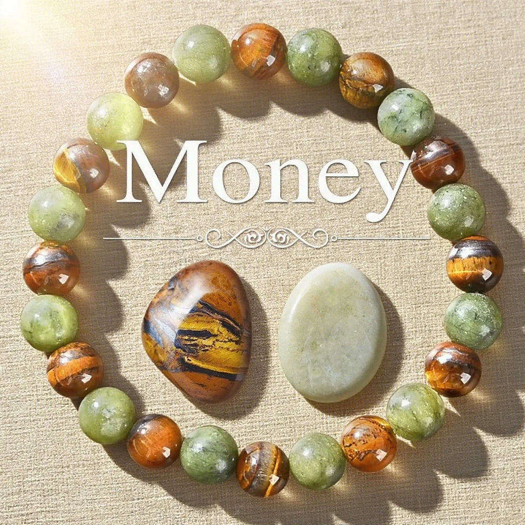 ✨ Prosperity and Abundance Healing Bracelet – Relaxing Energy Bracelet to Enhance Personal Success, Power, and Health