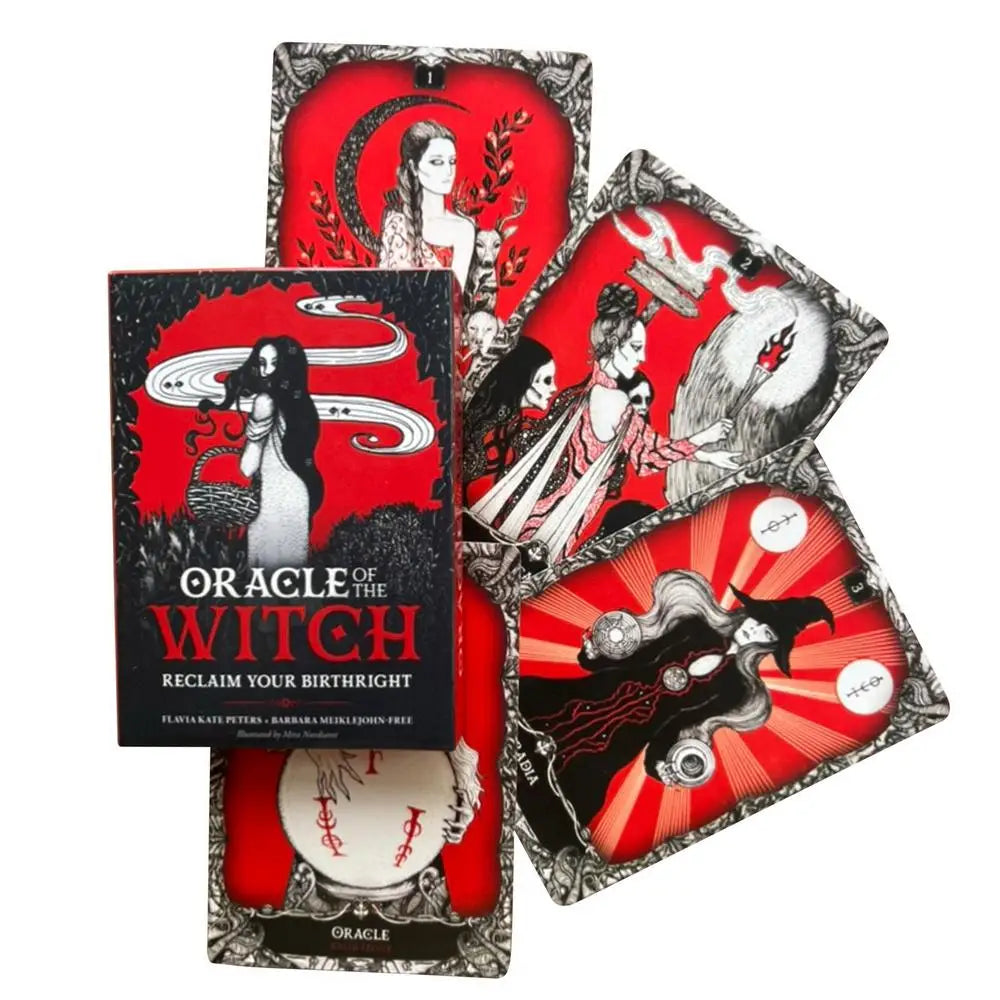 The Oracle Of Portals – 78-Card Tarot Deck for Fate Divination, Beginners & Family Party Board Games 44pcs W