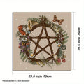 🃏Waterproof Tarot Altar Tablecloth – Stain-Resistant, Machine Washable Tarot Reading Cloth for Divination, Meditation & Spiritual Home Decor YLB-1066