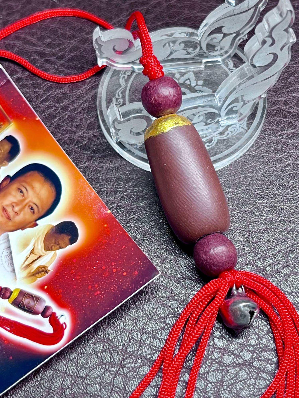 🧿 “Black Ivory City Reflecting‑Crow Takrut – 1‑Inch Reversal & Protection Charm by Than Boon of Black Elephant‑Tusk City”