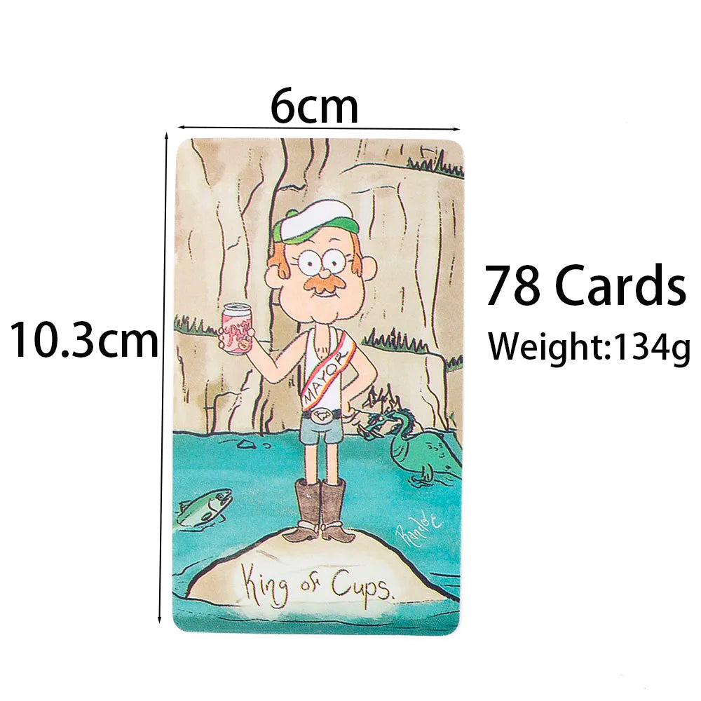 The Mystery Tarot – 78-Card English Deck (10.3x6 cm) for Mysterious Divination, Family Parties & Board Games